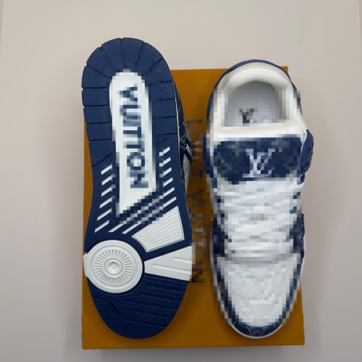 L!V BLUE MONOGRAM