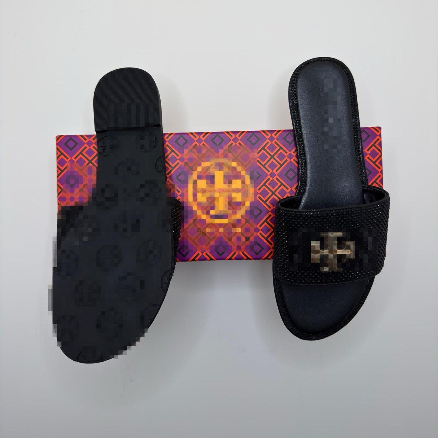 BT BLACK SPARKLE SLIDE