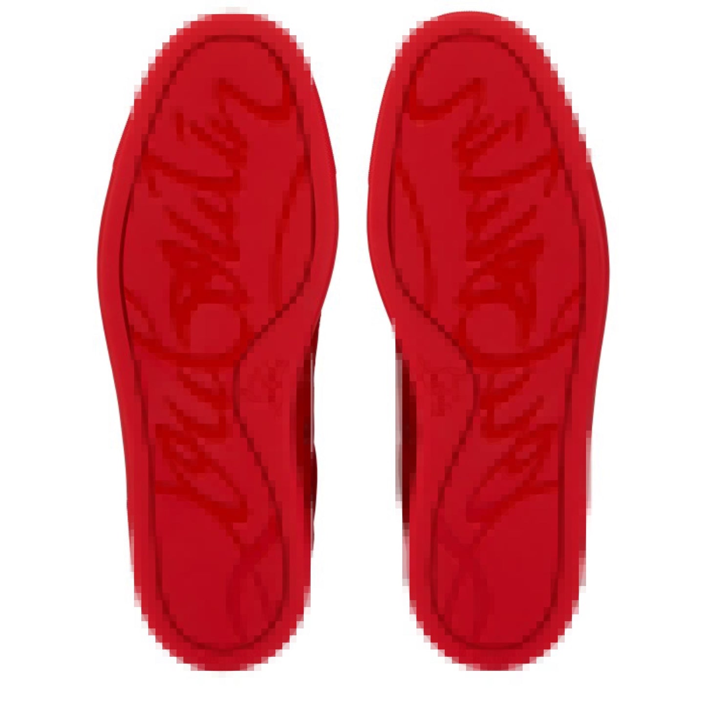 LC RED SUEDE SPIKE