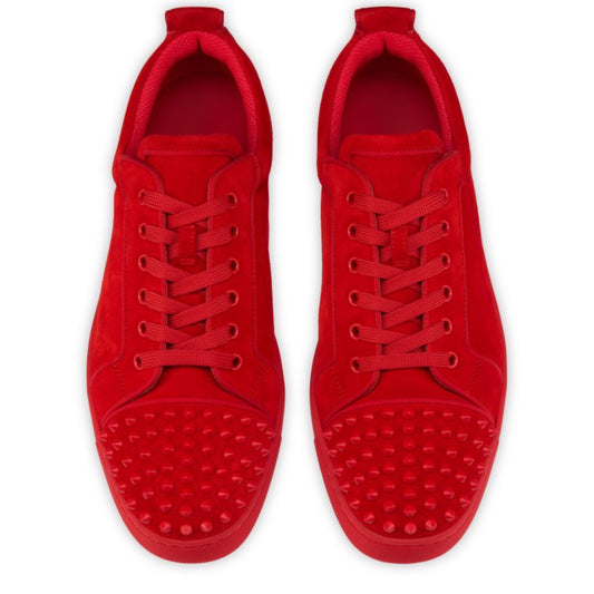 LC RED SUEDE SPIKE