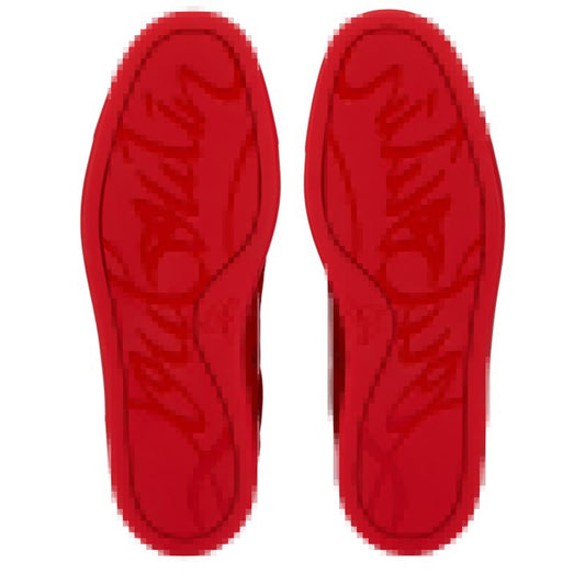 LC RED SUEDE SPIKE